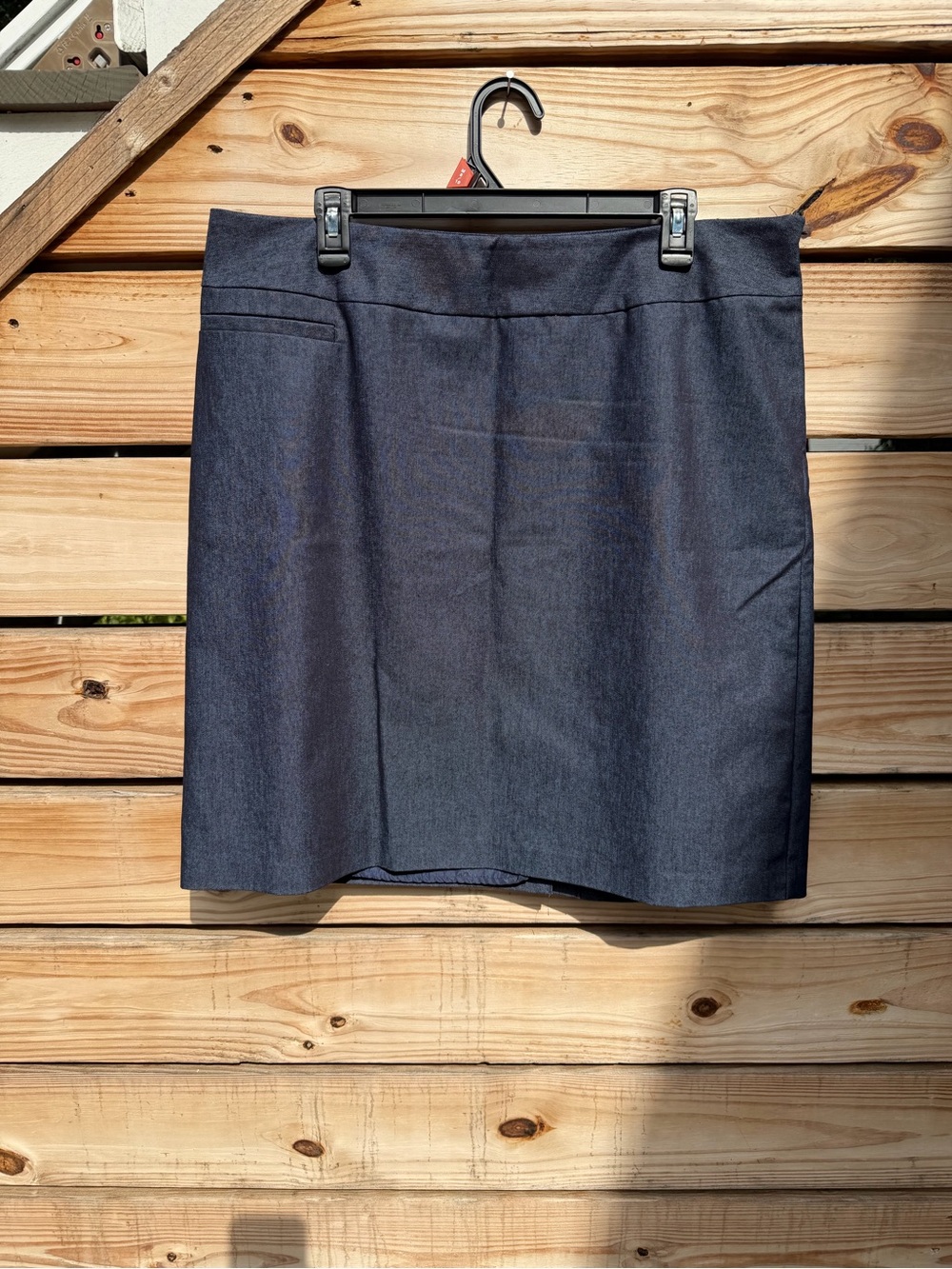 Navy/black overtone Pencil Skirt
